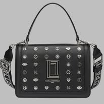 Karl Lagerfeld Embellished Crossbody with Beaded Detail